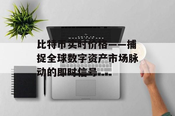 比特币实时价格——捕捉全球数字资产市场脉动的即时信号